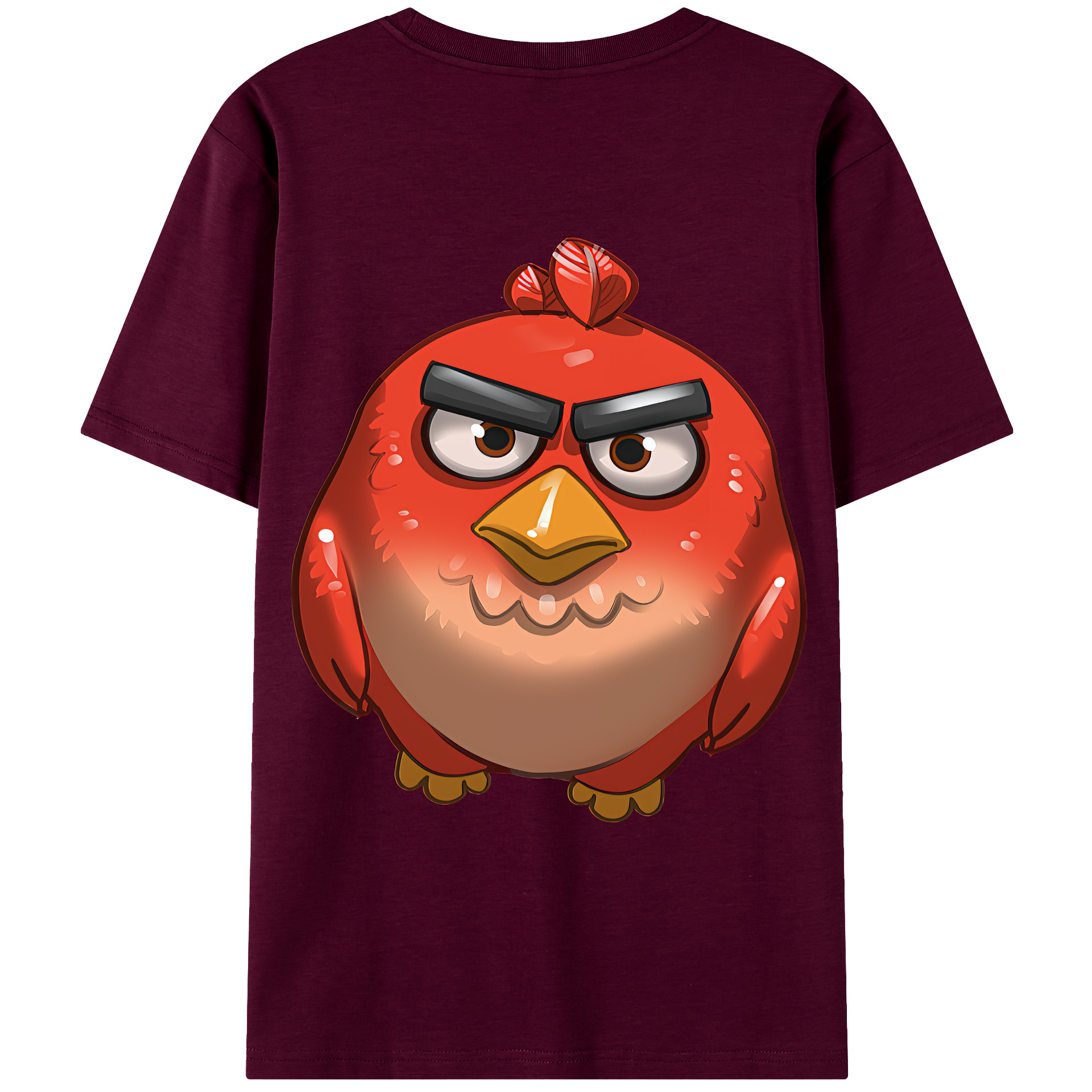 （画像用） Angry Birds アングリーバード レディース半袖Tシャツ(バックプリント)